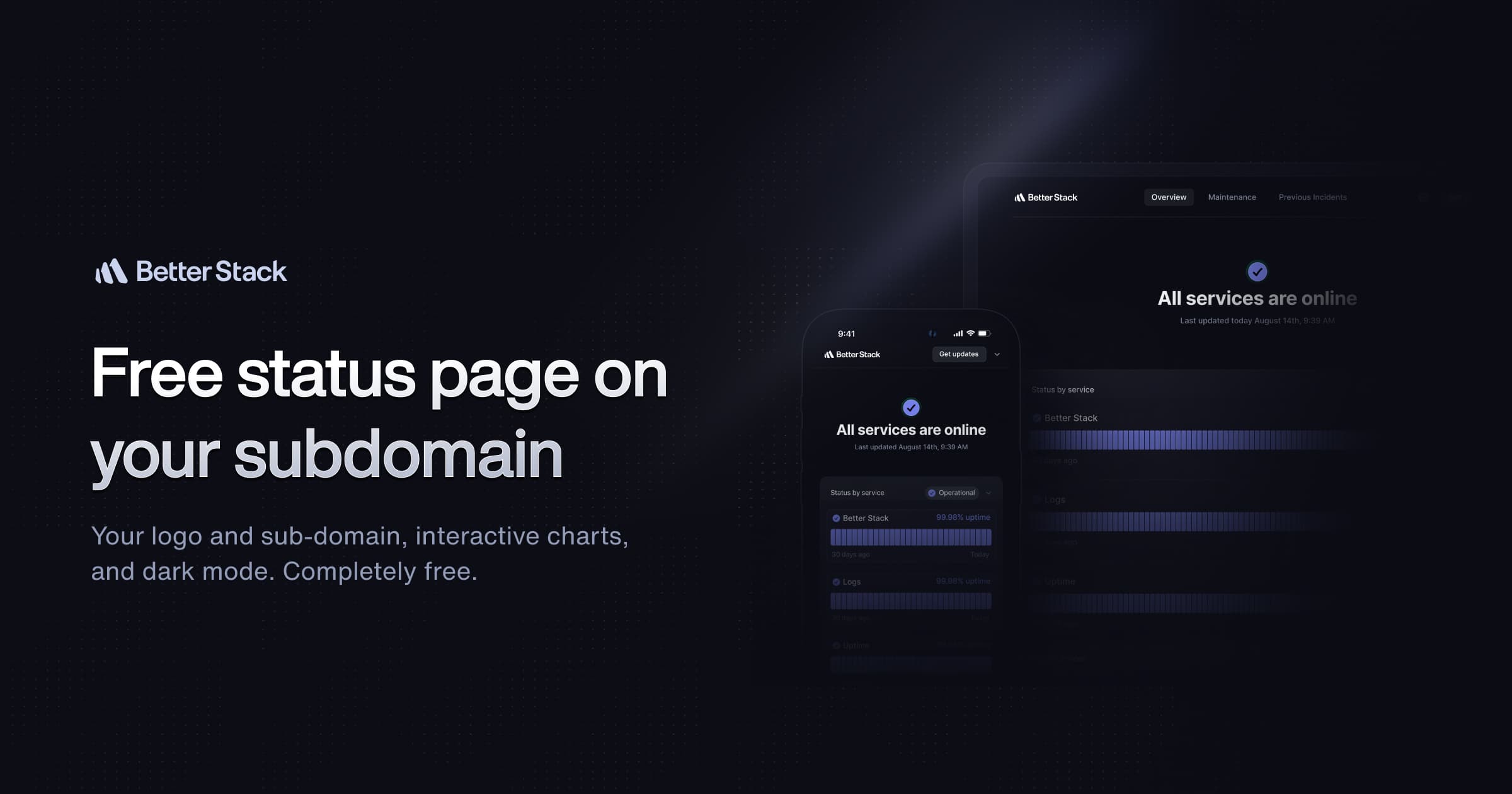 Free Status Page | Better Stack
