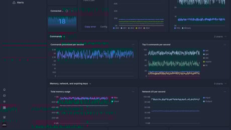 Screenshot of dashboard template