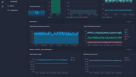 Screenshot of dashboard template
