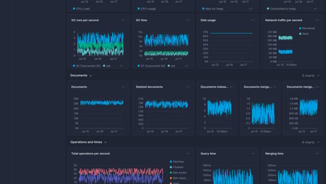 Screenshot of dashboard template