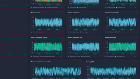 Screenshot of dashboard template