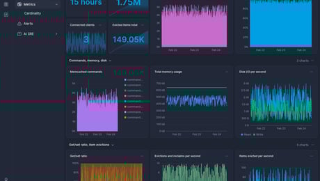 Screenshot of dashboard template