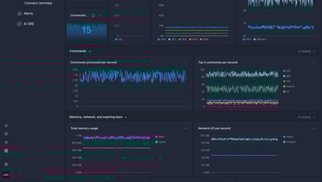Screenshot of dashboard template