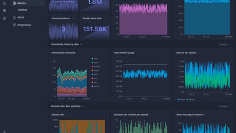 Screenshot of dashboard template