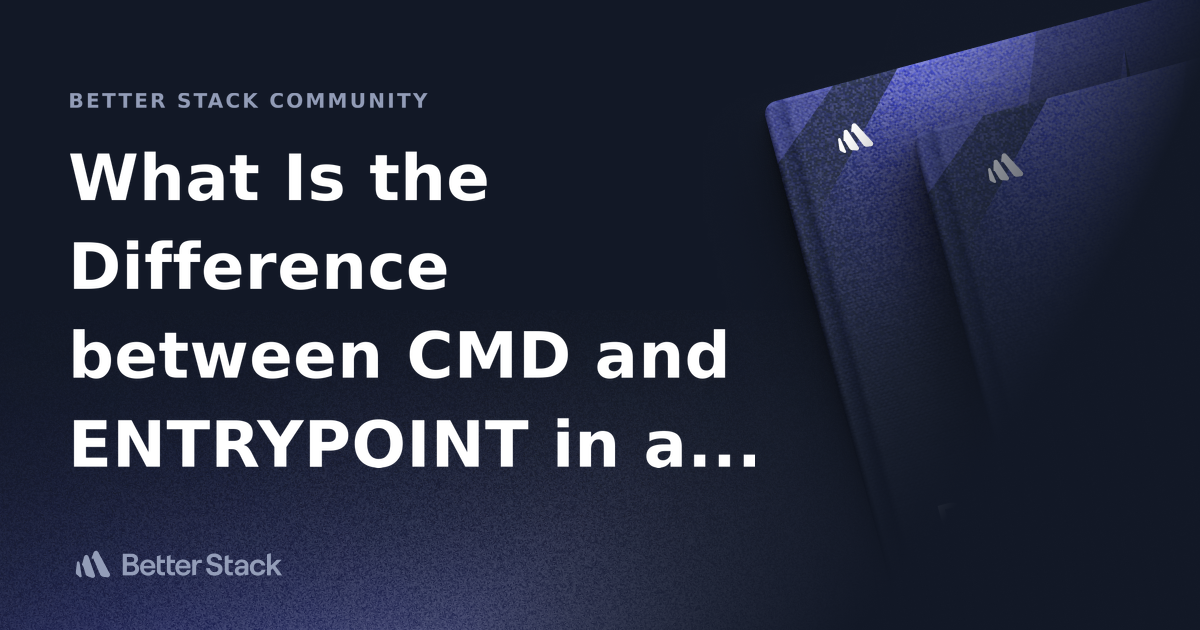 dockerfile without cmd or entrypoint