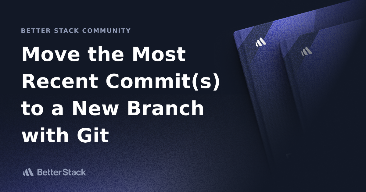 Move Current Commits To New Branch