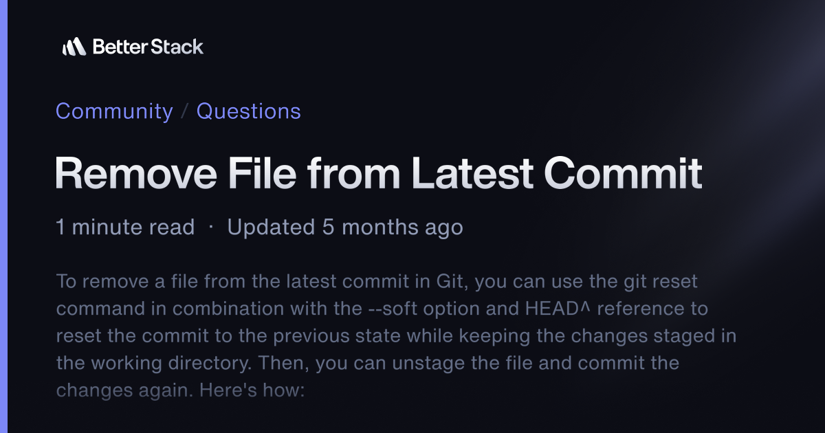 Remove File From Latest Commit Better Stack Community remove-file-from-latest-commit-better-stack-community